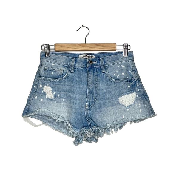 Hollister Pants - Hollister Splatter Jean Shorts